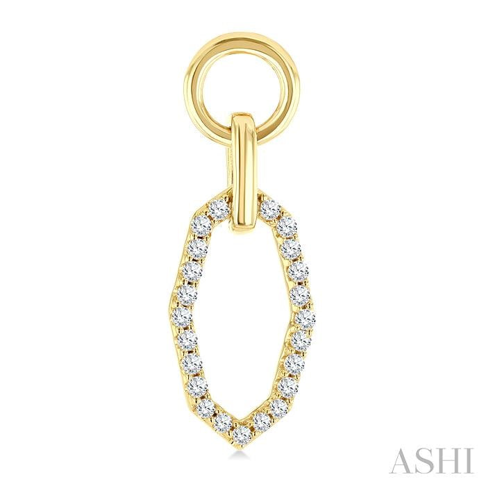 Geometric Shape Interlock Diamond Fashion Earrings