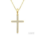 Cross Petite Diamond Fashion Pendant