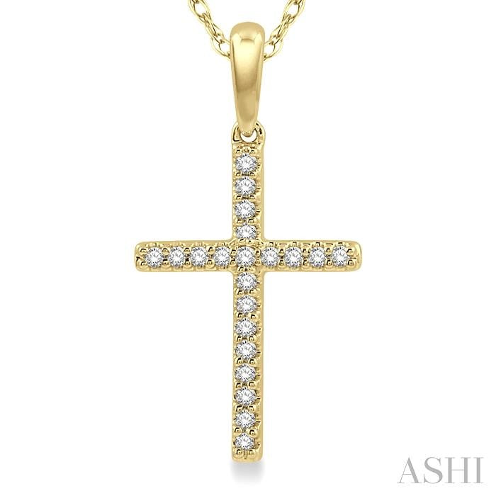 Cross Petite Diamond Fashion Pendant