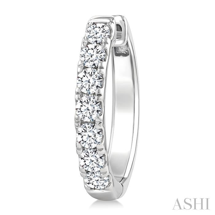 Diamond Fashion Hoop Earrings