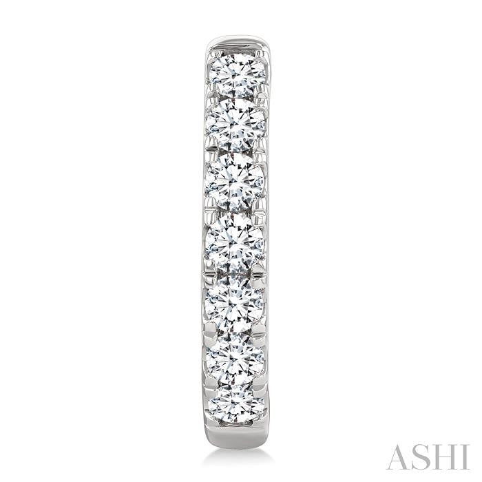 Diamond Fashion Hoop Earrings