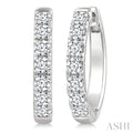 Diamond Fashion Hoop Earrings