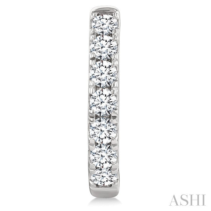 Diamond Fashion Hoop Earrings