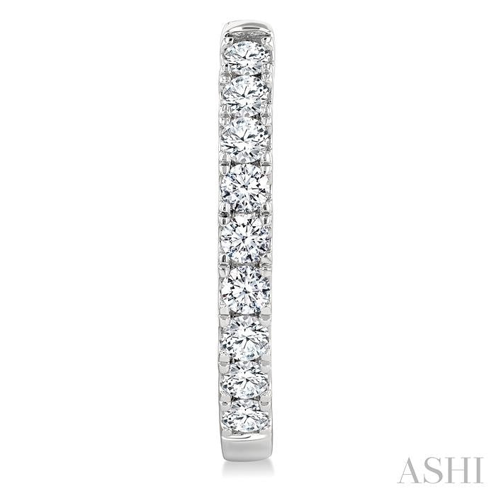 Diamond Fashion Hoop Earrings