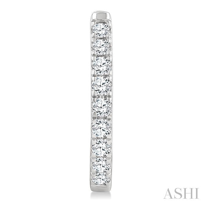 Diamond Fashion Hoop Earrings