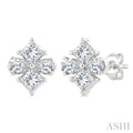 Mixed Shape Diamond Fashion Earrings