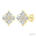 Mixed Shape Diamond Fashion Earrings