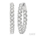 Inside-Out Diamond Hoop Earrings