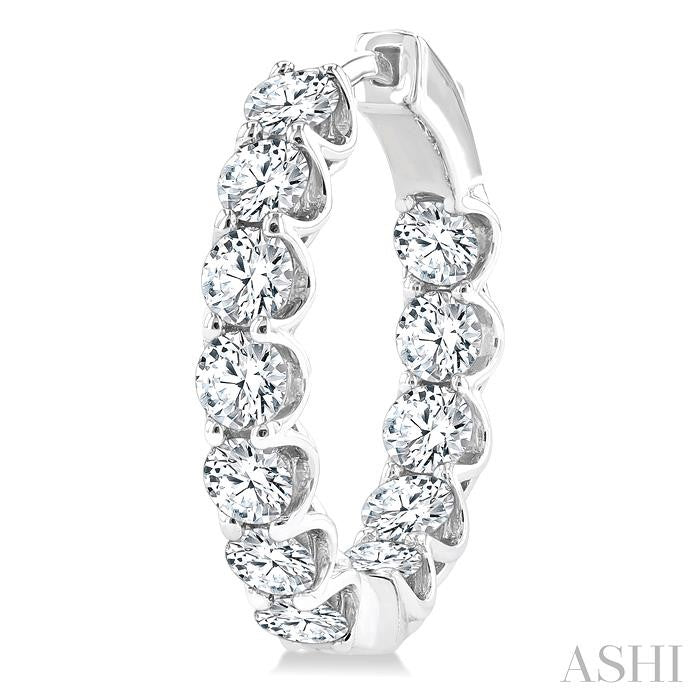 Inside-Out Diamond Hoop Earrings