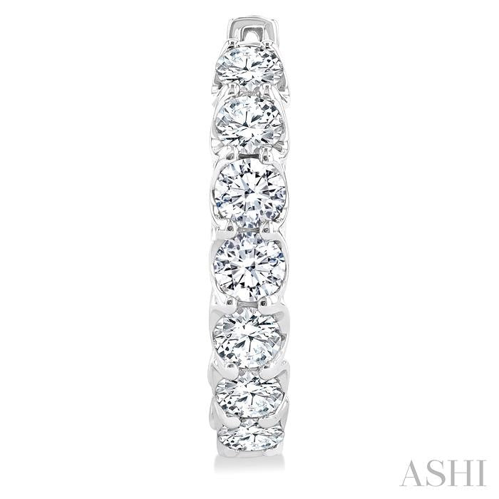 Inside-Out Diamond Hoop Earrings