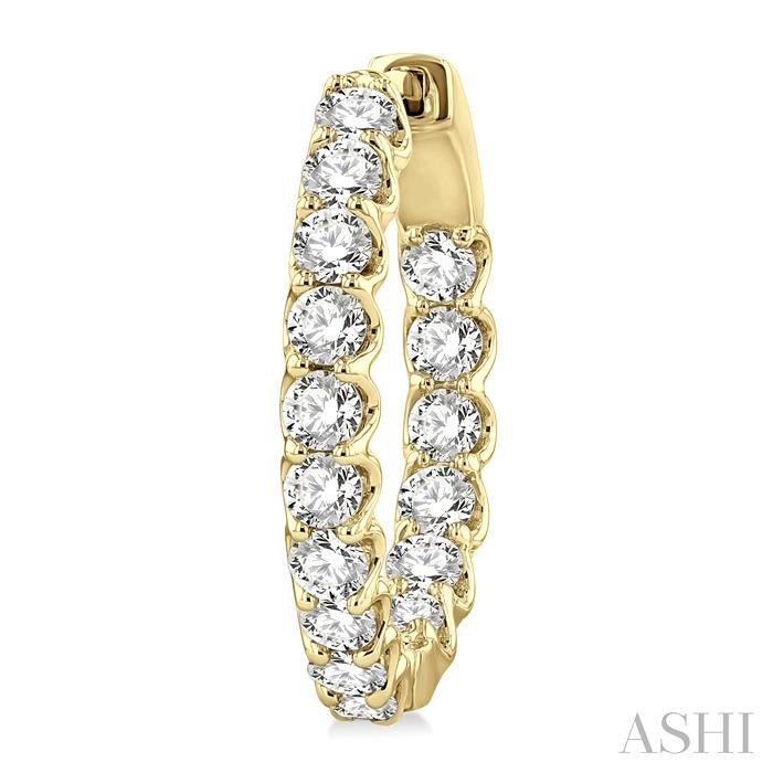 Inside-Out Diamond Hoop Earrings