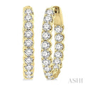 Inside-Out Diamond Hoop Earrings