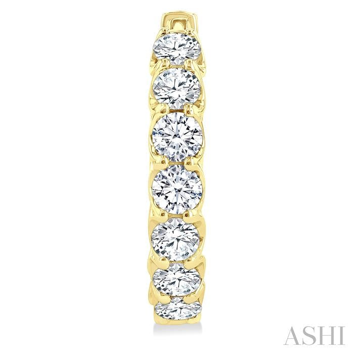 Inside-Out Diamond Hoop Earrings