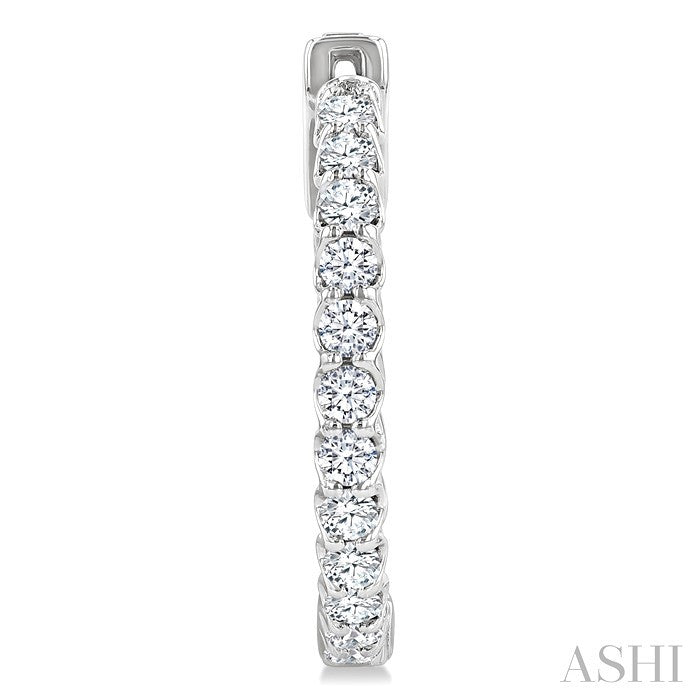 Inside-Out Diamond Hoop Earrings