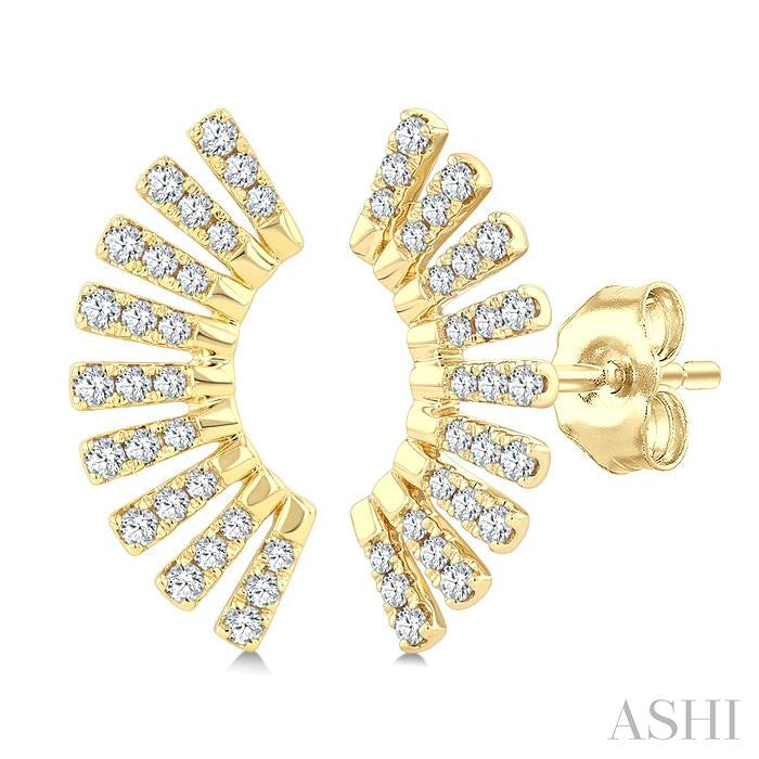 Diamond Fashion Ear Climbers