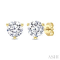 Round Shape Martini Diamond Stud Earrings