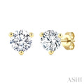 Round Shape Martini Diamond Stud Earrings