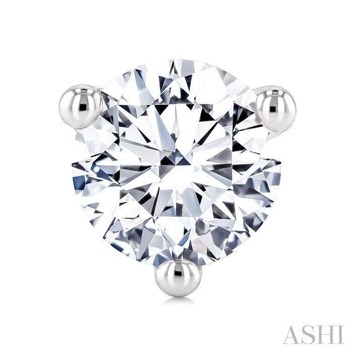 Round Shape Martini Diamond Stud Earrings