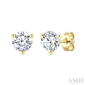 Round Shape Martini Diamond Stud Earrings