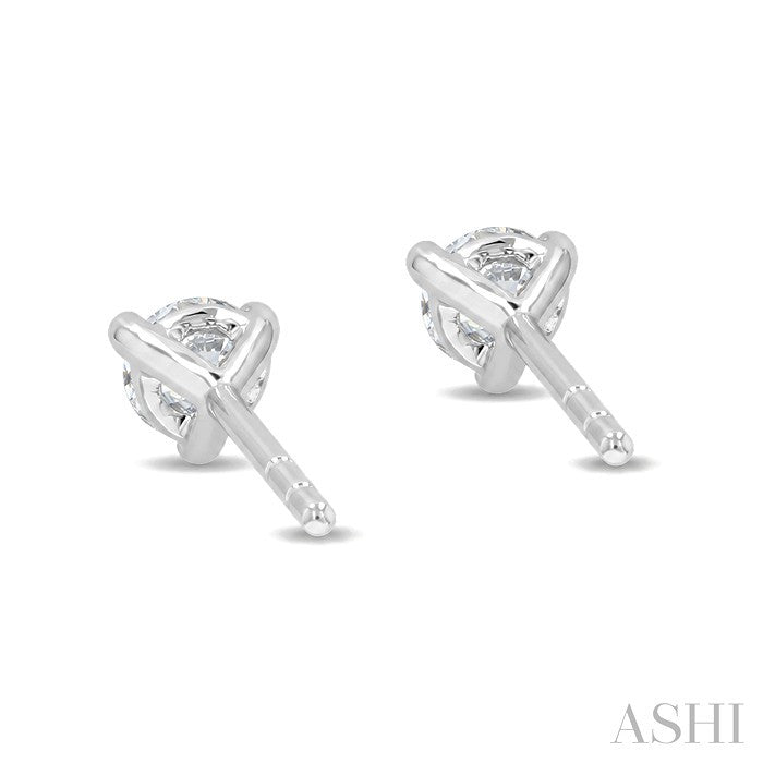 Round Shape Martini Diamond Stud Earrings