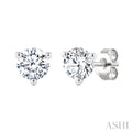 Round Shape Martini Diamond Stud Earrings