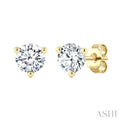 Round Shape Martini Diamond Stud Earrings