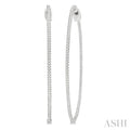 Inside-Out Diamond Round Hoop Earrings