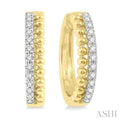 Bead Bijoux Diamond Fashion Hoop Earrings