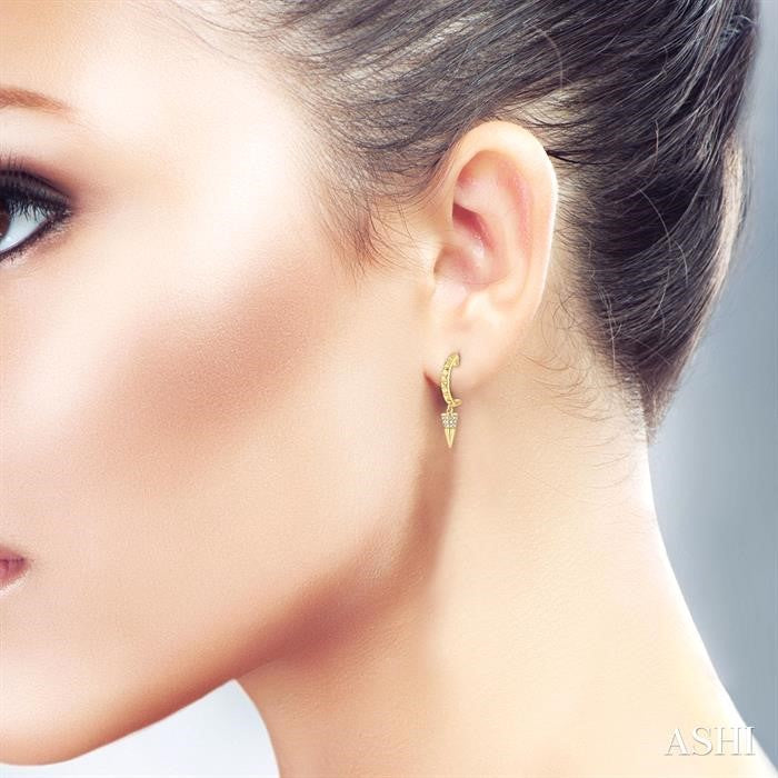 Cone Diamond Fashion Earrings