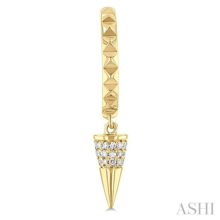 Cone Diamond Fashion Earrings