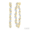 Diamond Fashion Hoop Earrings