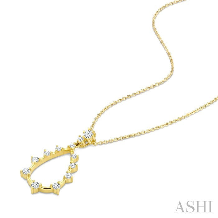 Drop Floating Diamond Fashion Pendant