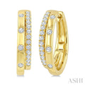 Diamond Fashion Hoop Earrings
