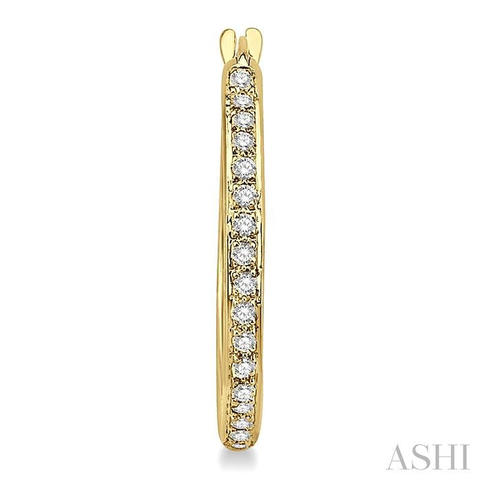 Inside-Out Diamond Hoop Earrings