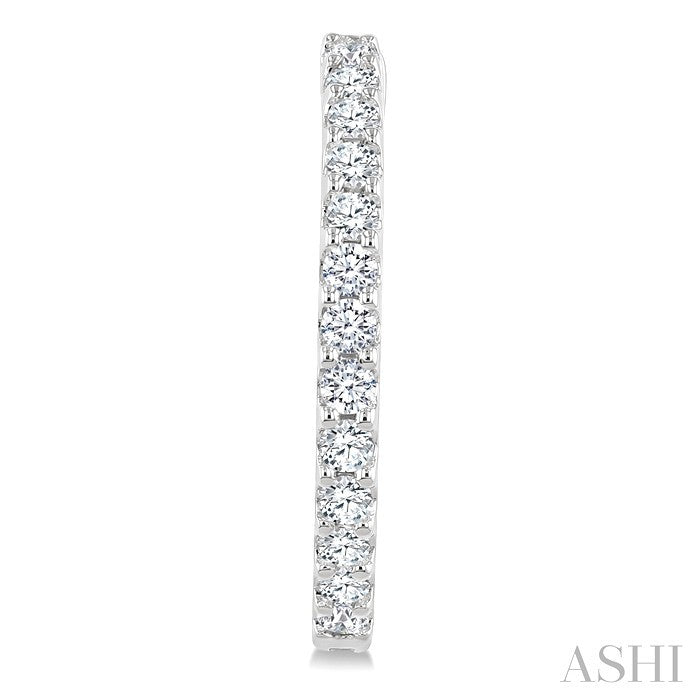 Diamond Hoop Earrings