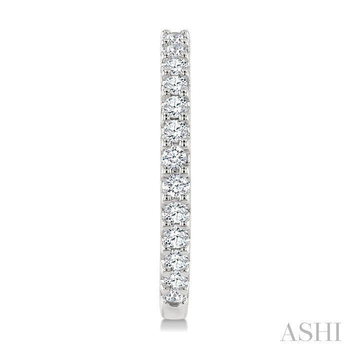 Diamond Hoop Earrings