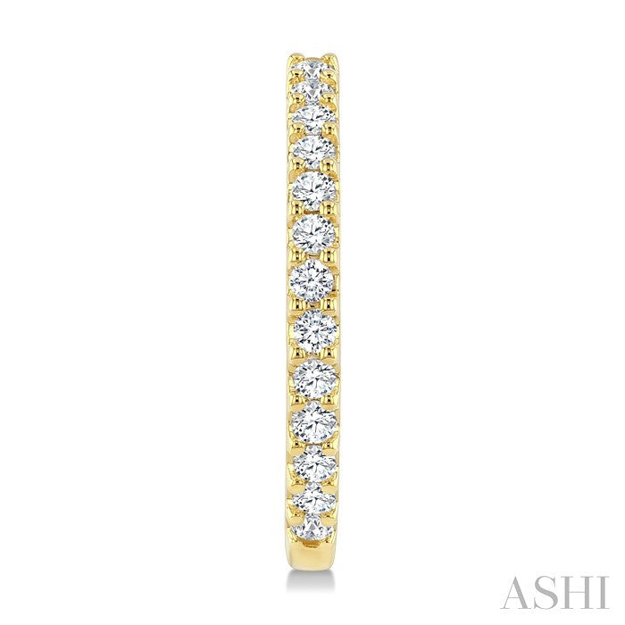 Diamond Hoop Earrings