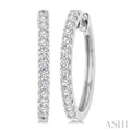 Diamond Hoop Earrings