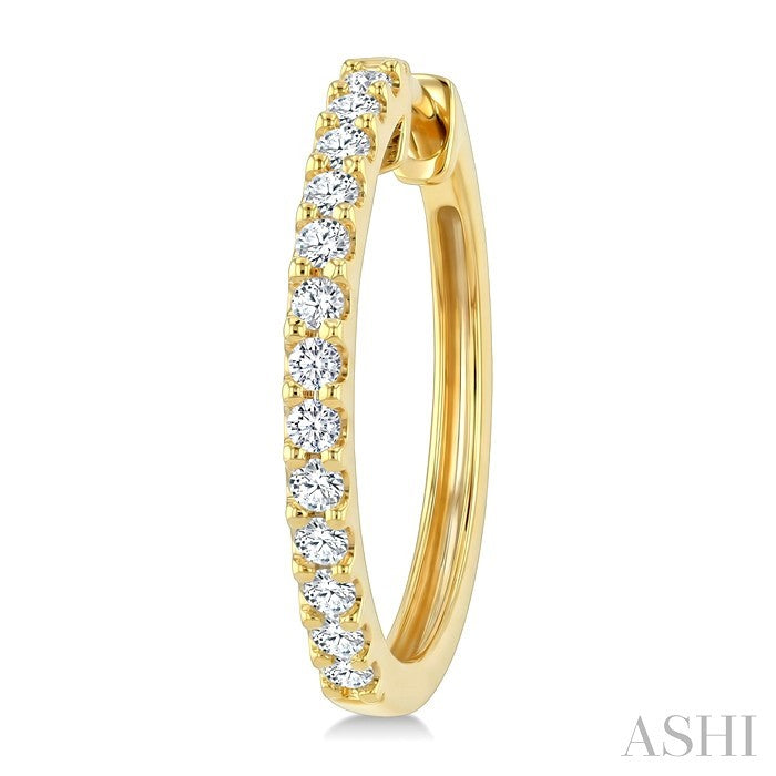 Diamond Hoop Earrings