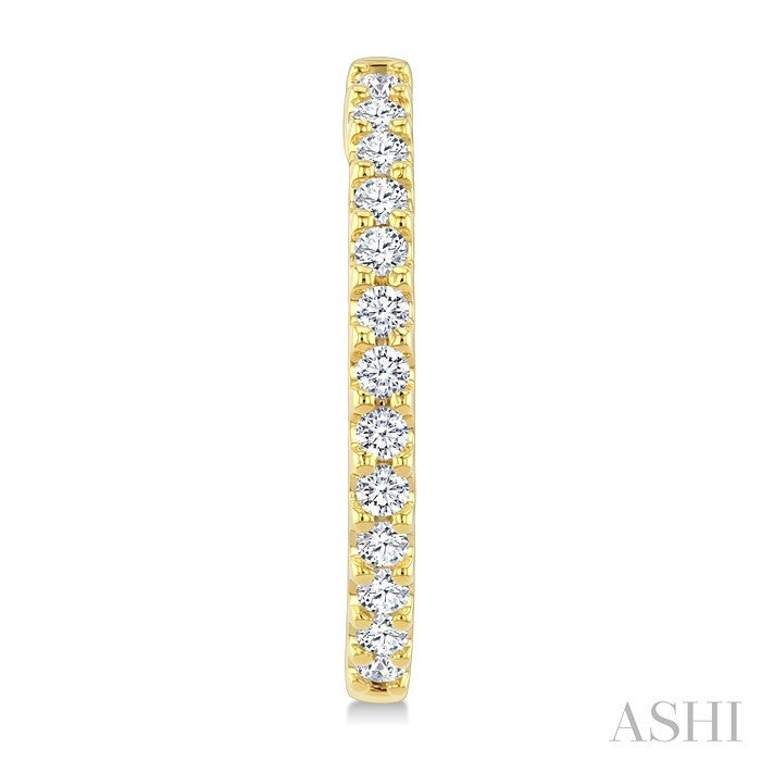 Diamond Hoop Earrings