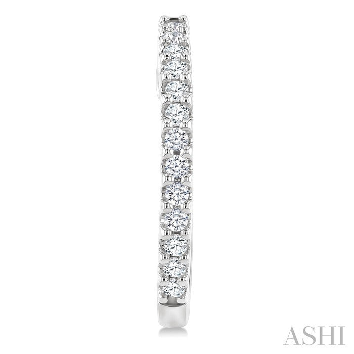 Diamond Hoop Earrings