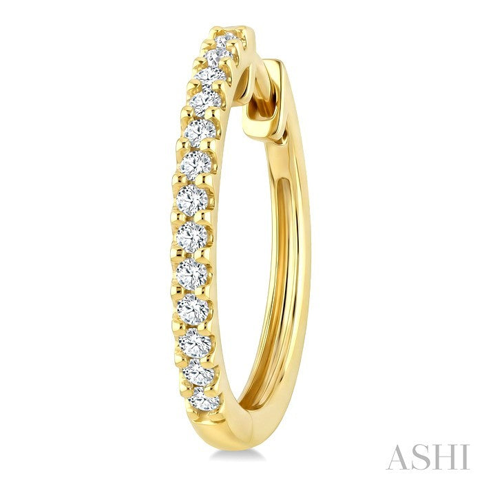 Diamond Hoop Earrings