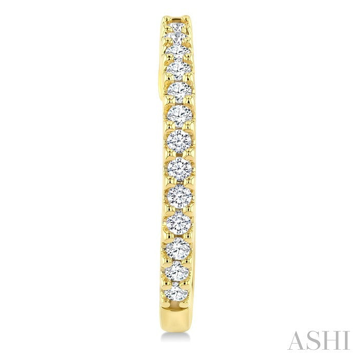 Diamond Hoop Earrings