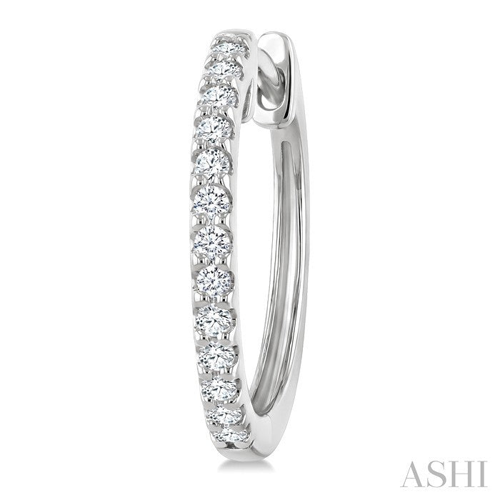 Diamond Hoop Earrings