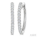 Diamond Hoop Earrings