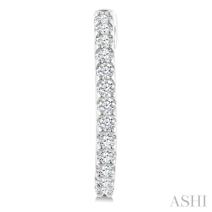 Diamond Hoop Earrings