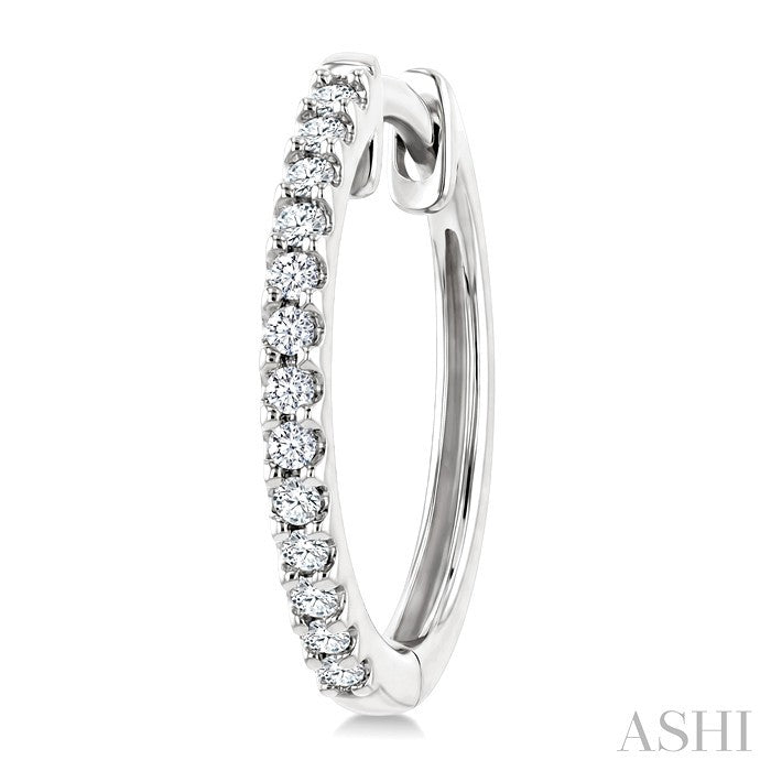 Diamond Hoop Earrings