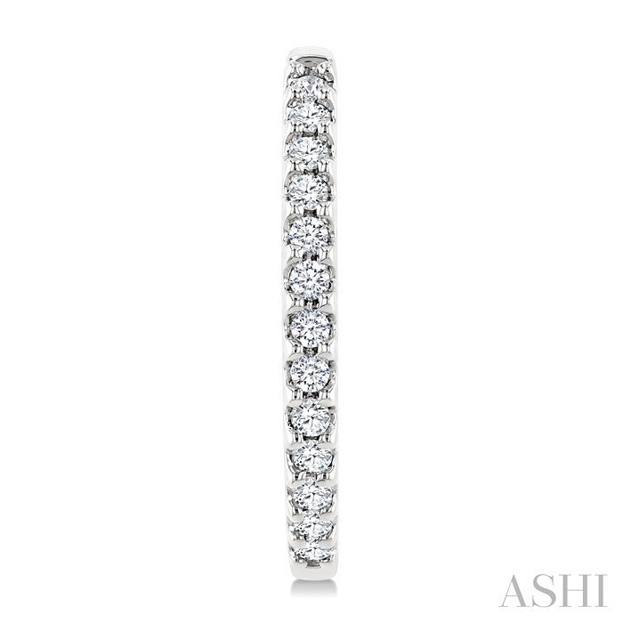 Diamond Hoop Earrings