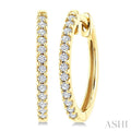 Diamond Hoop Earrings