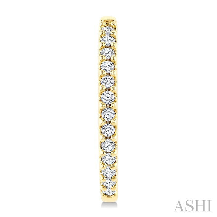 Diamond Hoop Earrings